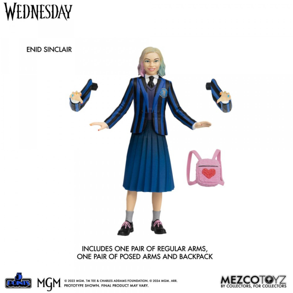 Wednesday & Enid Action Figure Boxed Set 5 Points, 10 cm