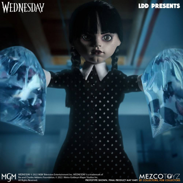 Wednesday Addams Puppe Living Dead Dolls, 25 cm