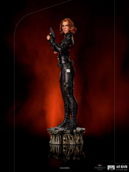 Black Widow (Battle of NY) Statue Art Scale 1/10 Battle Diorama Series Infinity Saga, The Avengers, 19 cm