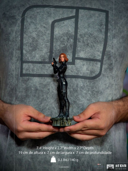 Black Widow (Battle of NY) Statue Art Scale 1/10 Battle Diorama Series Infinity Saga, The Avengers, 19 cm