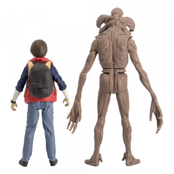 Will Byers & Demogorgon Action Figures with Comic Page Punchers, Stranger Things, 8 cm