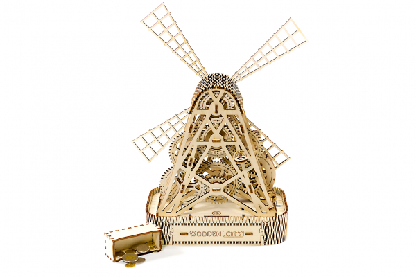 Windmill Wooden Model