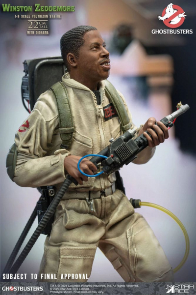 Winston Zeddemore Statue 1/8, Ghostbusters, 22 cm