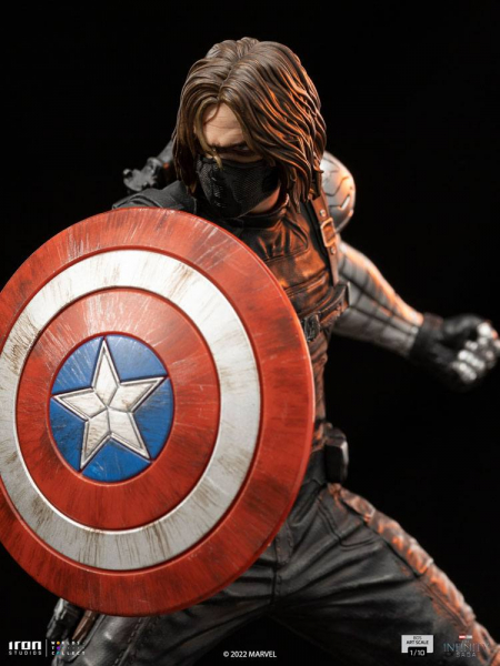 Winter Soldier Statue Art Scale 1:10 Battle Diorama Series Infinity Saga, 20 cm