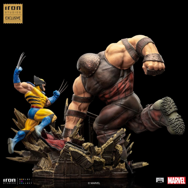 Wolverine vs. Juggernaut Statue 1/10 Art Scale Battle Diorama Series Exclusive, Marvel, 30 cm