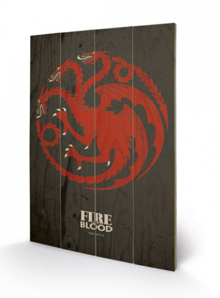 Targaryen Wood Art