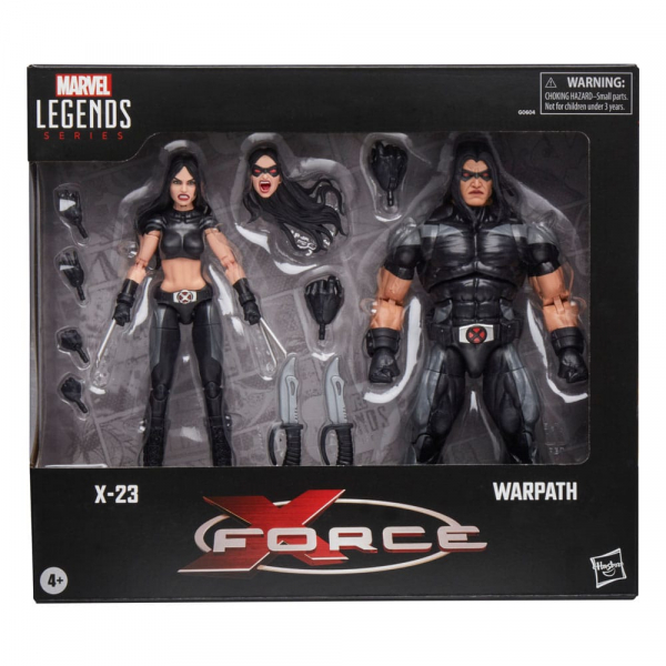 X-23 & Warpath Action Figures Marvel Legends, X-Force, 15 cm