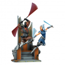 Ahsoka Tano vs. Darth Maul Statue, Star Wars: The Clone Wars, 51 cm