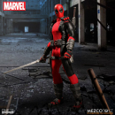 Deadpool Actionfigur 1:12 Mezco, Marvel Universe, 17 cm