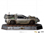 DeLorean Statue 1:10 Art Scale, Zurück in die Zukunft III, 57 cm