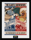 Pokémon-Poster im Rahmen