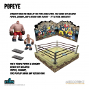 Popeye & Oxheart Action Figure Set 5 Points Deluxe, 9 cm